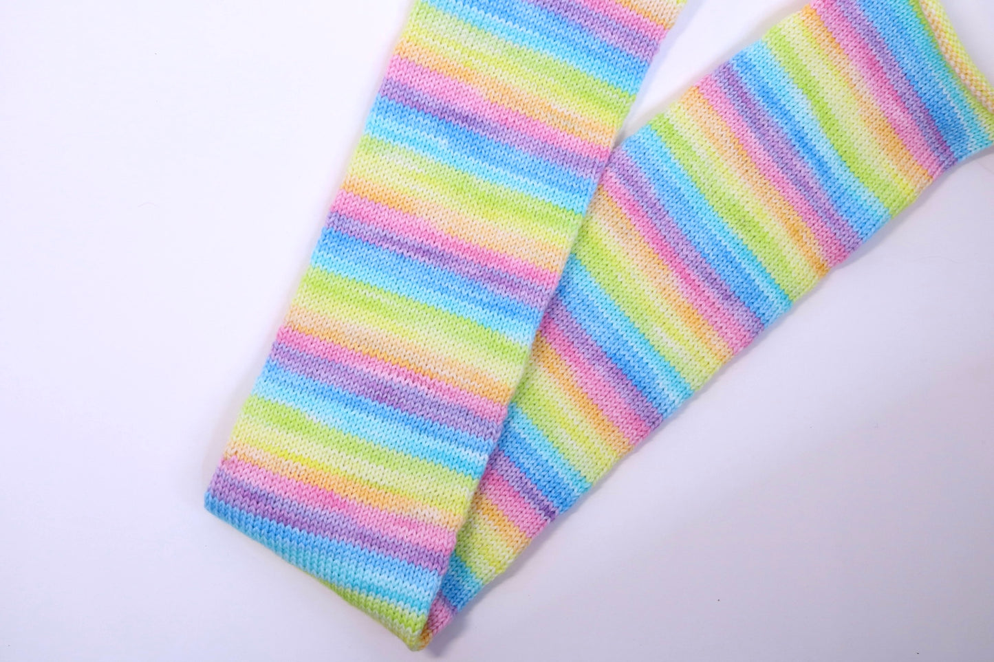 Pastel Rainbow Sock Tube